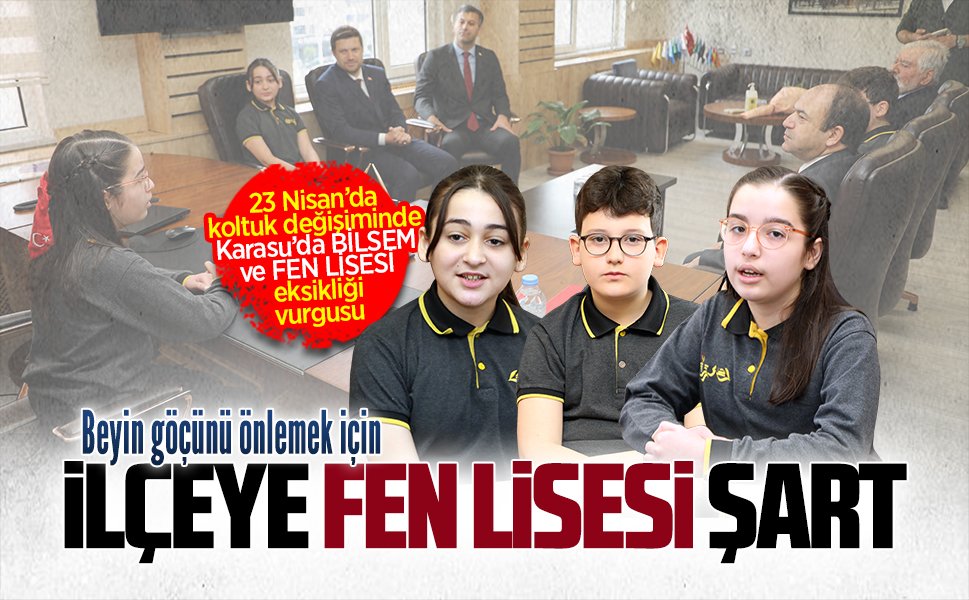 Kaymakamlıkta geleneksel koltuk değişiminde fen lisesi vurgusu