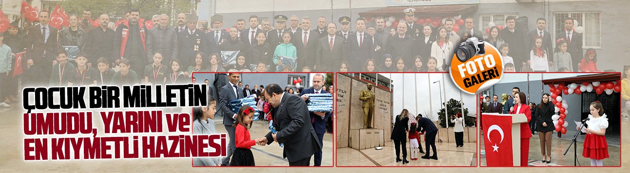 23 Nisan Ulusal Egemenlik ve Çocuk Bayramı sade bir programla kutlandı