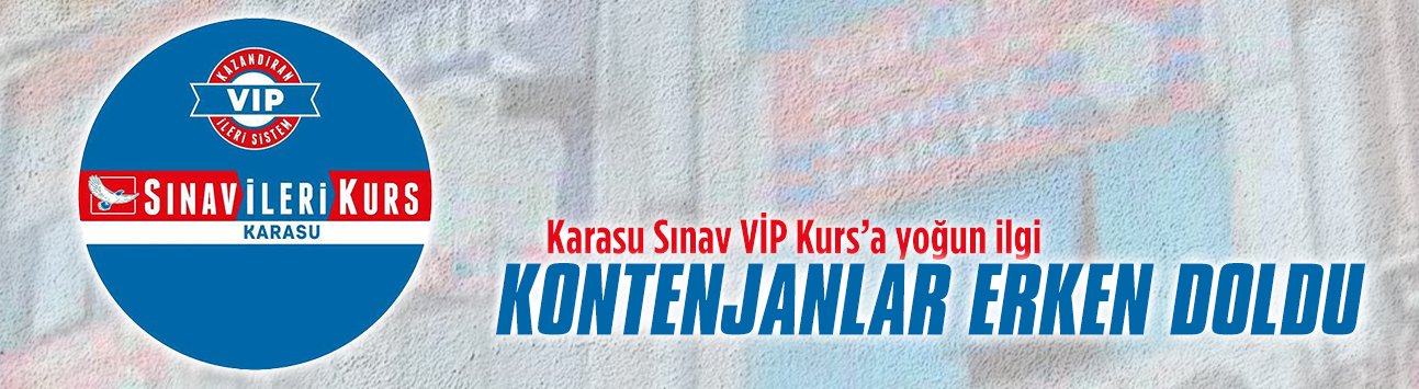 Karasu Sınav Kurs’ta kontenjanlar doldu