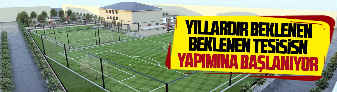 Karasuspor sosyal tesislerinin yapımına başlanıyor