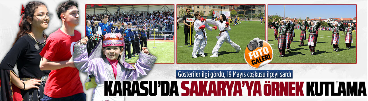 Karasu'da 19 Mayıs ruhuna yakışan kutlama