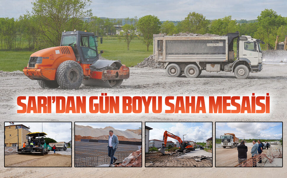 Başkan İshak Sarı sahada