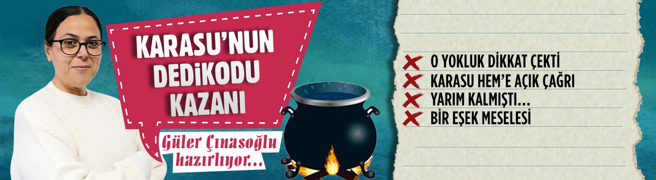 Karasu’nun dedikodu kazanı