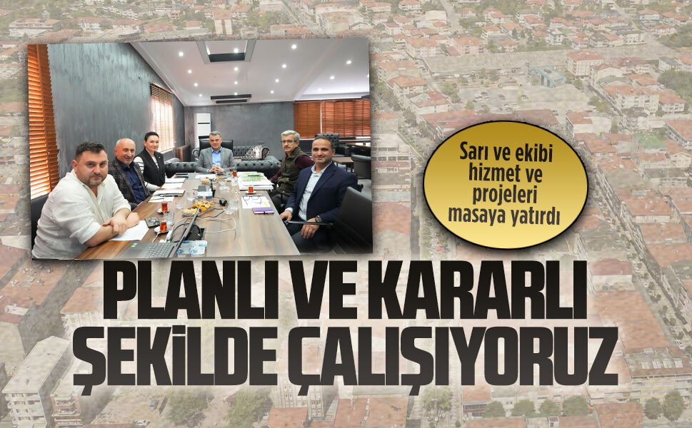 Karasu’da hizmet ve projeler masaya yatırıldı
