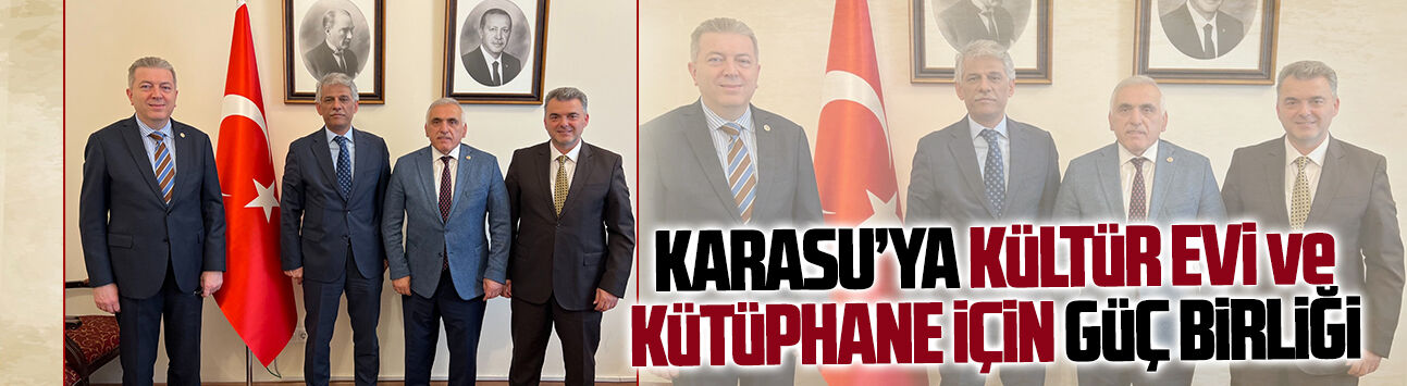 Karasu’ya kültür evi ve kütüphane için Ankara çıkarması