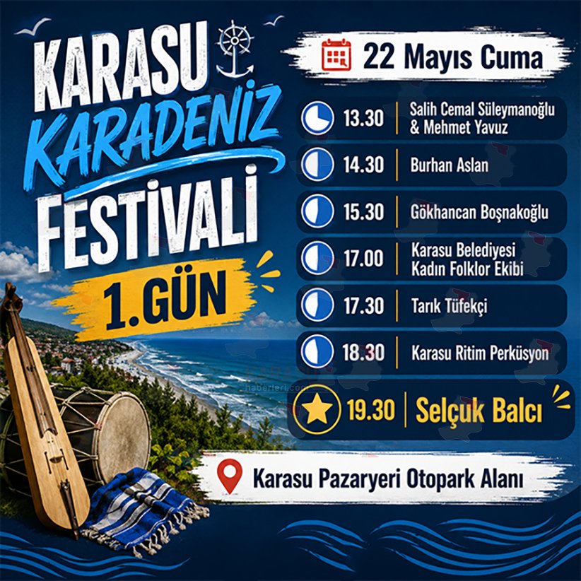 Karasu Karadeniz Festival Programı 1