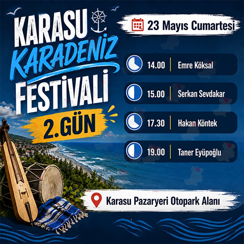 Karasu Karadeniz Festival Programı 2
