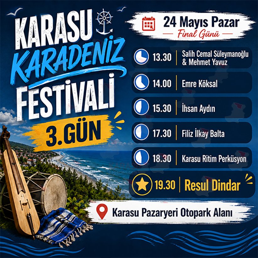 Karasu Karadeniz Festival Programı 3