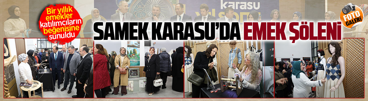 SGM Karasu yılsonu sergisinde eserler görücüye çıktı