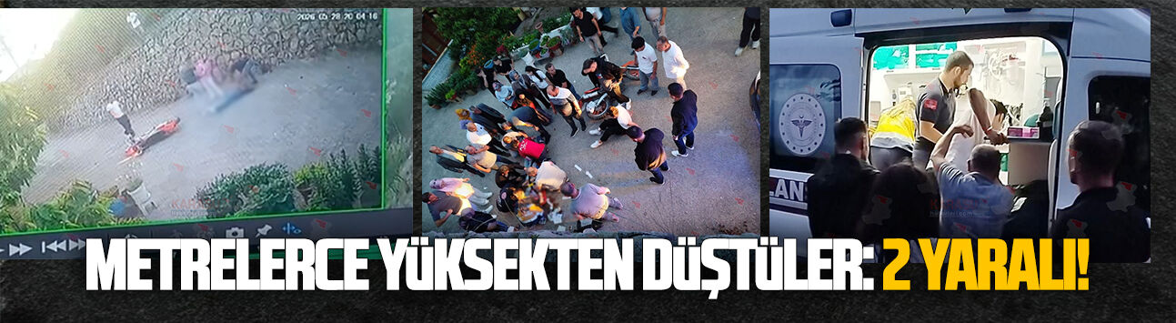 Ortaköy Mahallesi’nde korkutan kaza: 2 yaralı!