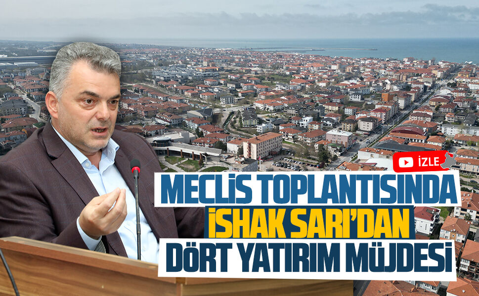 İshak Sarı’dan mecliste dört yatırım müjdesi