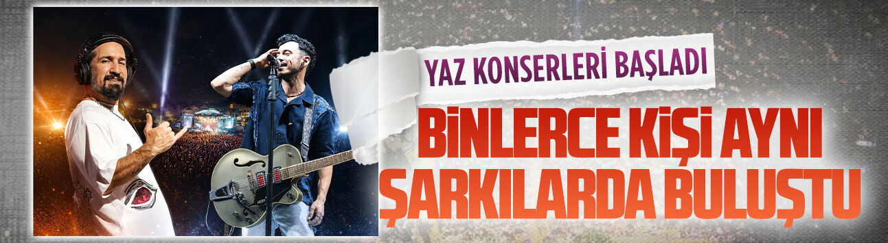Doğukan Manço ve Buray Kabotaj Bayramı’nda Karasu'da sahne aldı