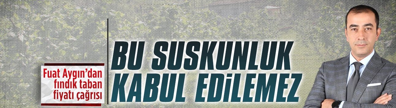 Saadet Partili Fuat Aygın'dan fındık taban fiyatı çağrısı