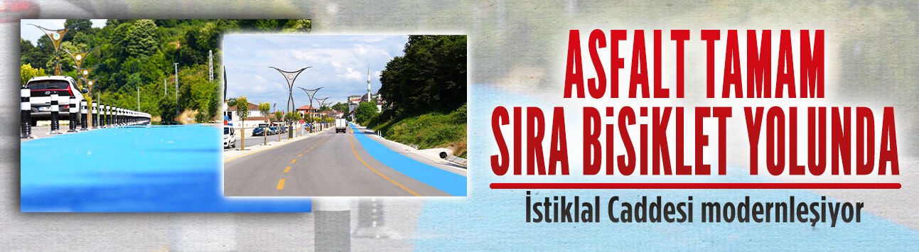 İstiklal Caddesi’nde bisiklet yolu çalışması sürüyor