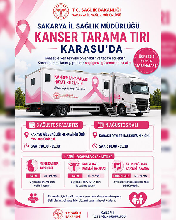 Kanser Tarama Testi Ikinci Kez Karasuya Geliyor 3.Jpg 2