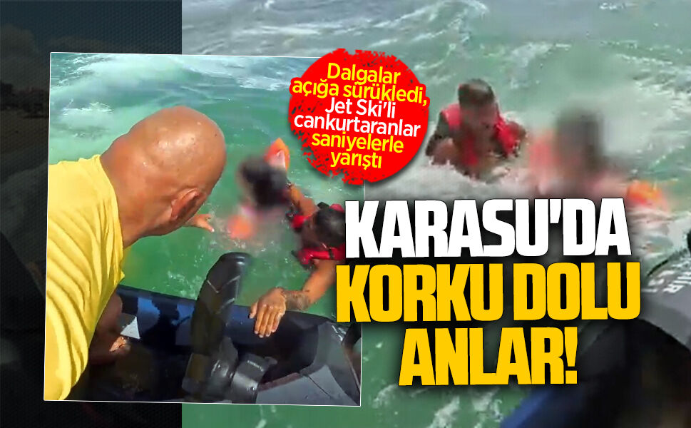Dalgalara kapılan 15 yaşındaki genç kızın imdadına cankurtaran ekipleri yetişti