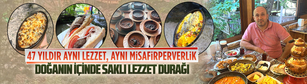 Alemdar Alabalık Tesisi 47 yıldır aynı lezzetle misafirlerini ağırlıyor