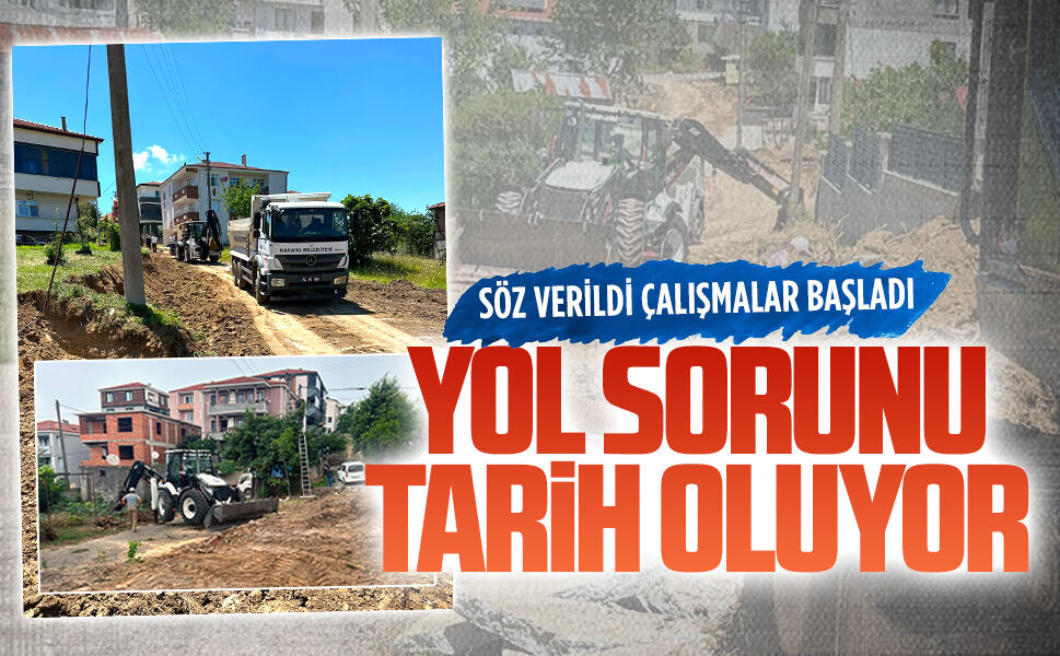 Kuzuluk Mahallesi'nde beton yol çalışmaları başladı