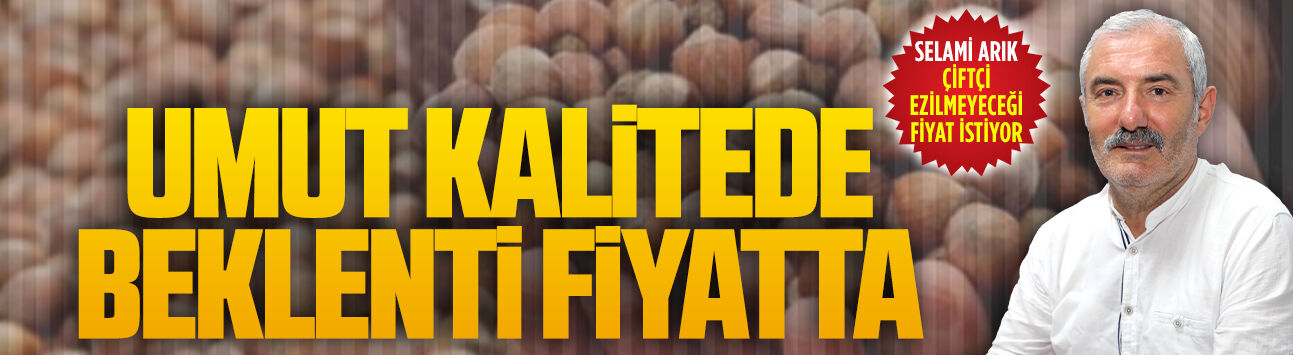 Karasu Ziraat Odası Başkanı Arık: Üretici adil fındık fiyatı bekliyor