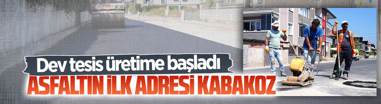 Karasu’da Asfalt Plenti Tesisi üretime başladı