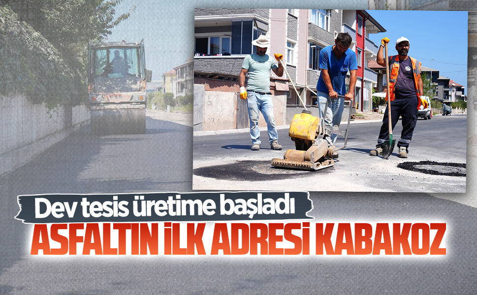 Karasu’da Asfalt Plenti Tesisi üretime başladı