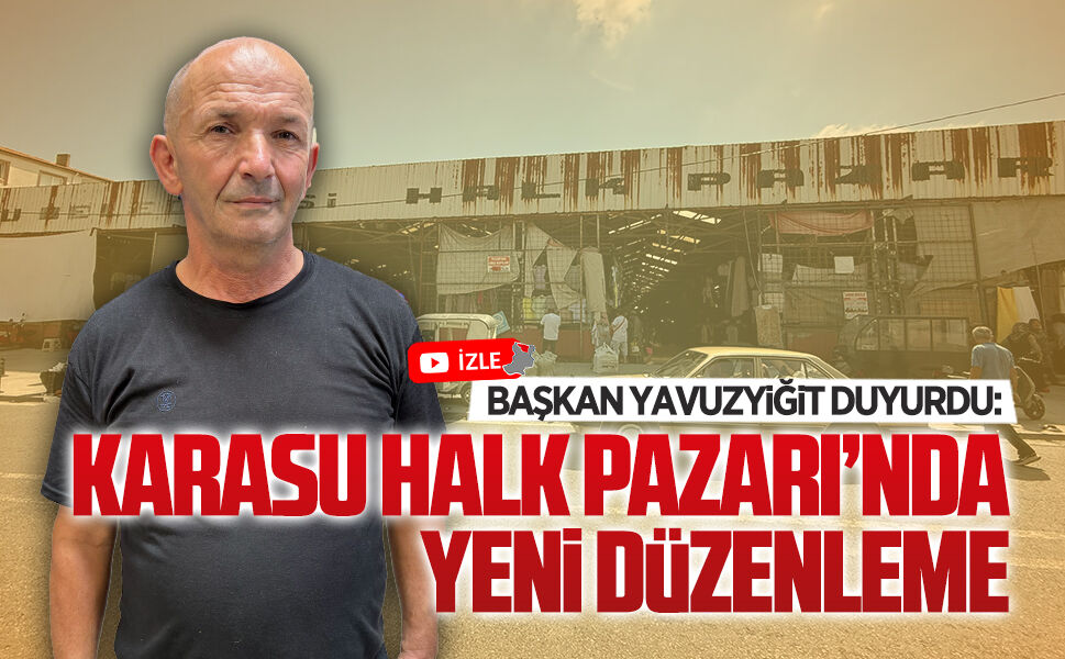 Karasu Halk Pazarı’nda yeni düzenleme