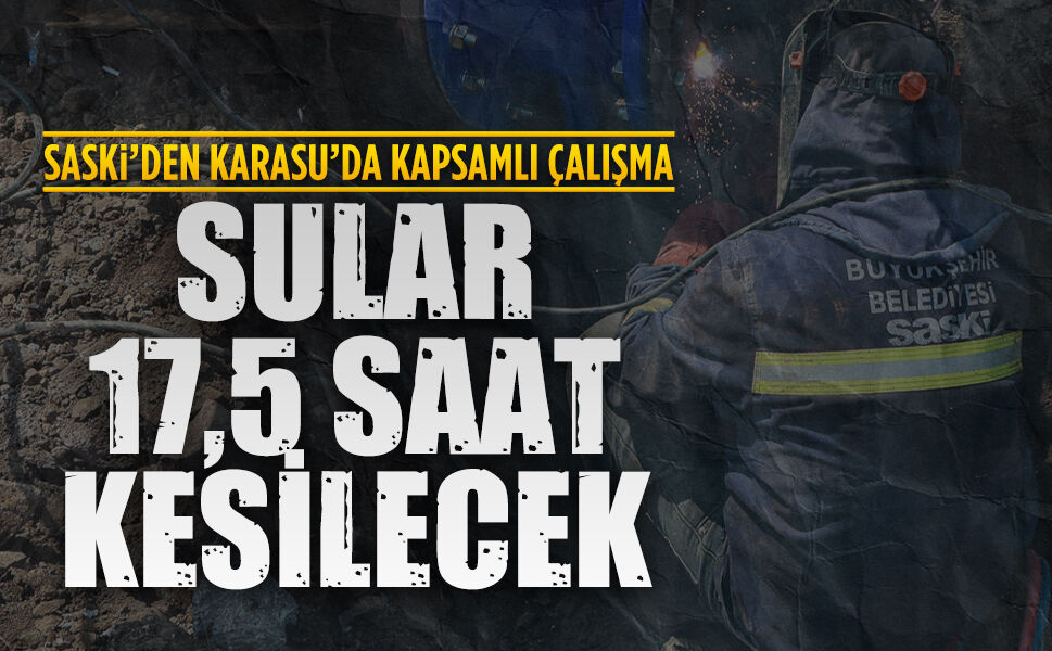 SASKİ’den Karasu’da içme suyu hamlesi