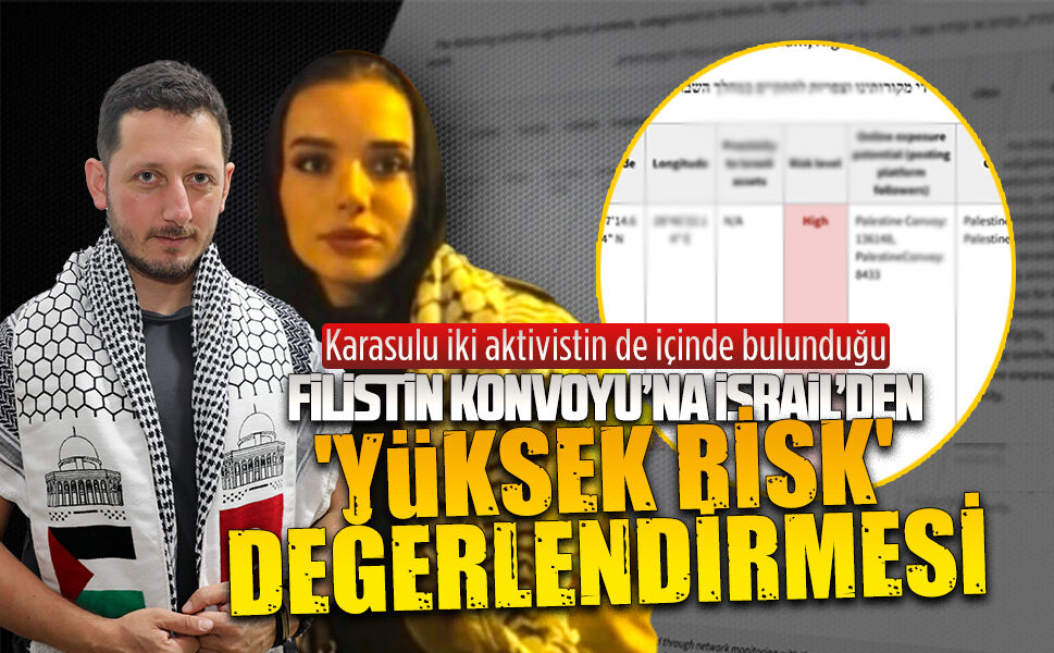 Uluslararası Filistin Konvoyu’na israilden ‘yüksek risk’ değerlendirmesi