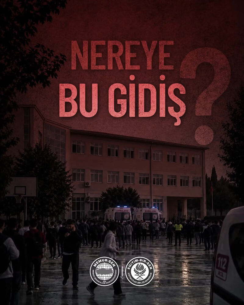 Eğitim Bir Sen Karasu Temsilcisi Manisa Turgutlu Okul Saldırırsı Basın Açıklaması 2A