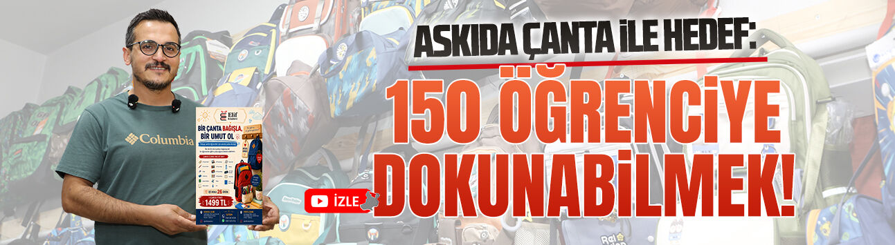 Elif Kitabevi’nden anlamlı kampanya: Askıda çanta!