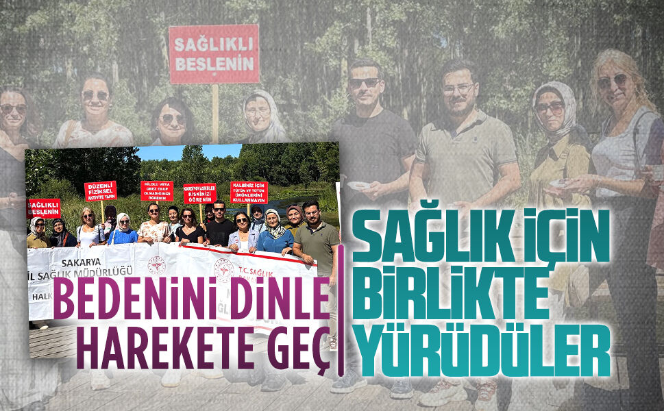 Karasu’da Halk Sağlığı Haftası kapsamında yürüyüş düzenlendi