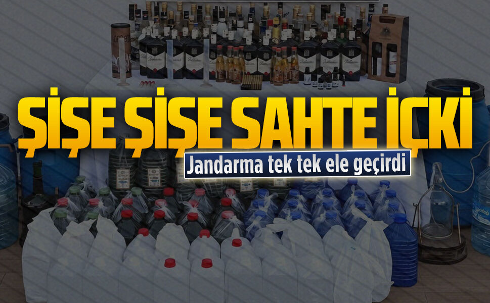 Karasu’da sahte içki operasyonu