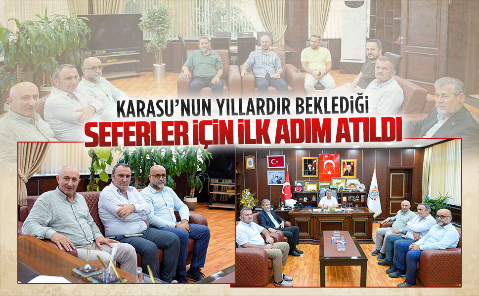 Karasu-Sakarya merkez halk otobüsü seferleri masaya yatırıldı