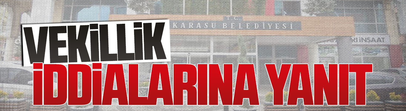Karasu Belediyesi’nden Ömer Faruk Kaya hakkındaki iddialara yanıt
