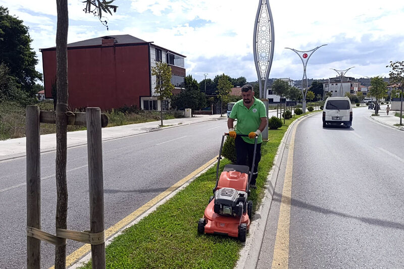 Karasu Belediyesi Park Ve Bahçeler Müdürlüğü Refüj Yenileme Çalışması 16