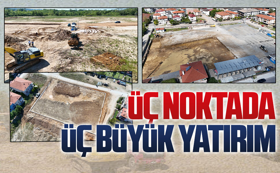 Karasu’ya üç büyük spor yatırımı