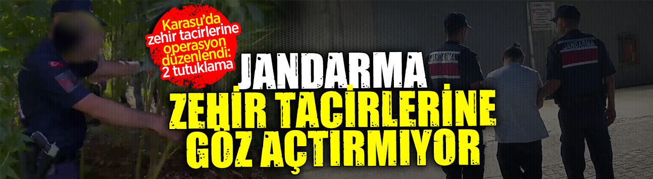 Karasu’da iki kişiye uyuşturucu operasyonu
