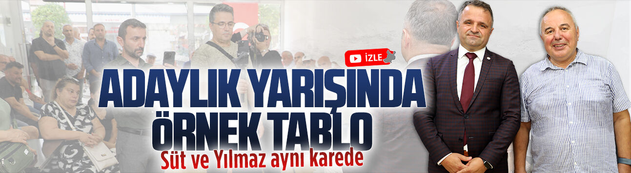 Aykut Süt ve Sabahattin Yılmaz, adaylık açıklaması programında bir araya geldi