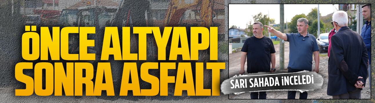 Başkan Sarı’dan Aziziye’de altyapı incelemesi