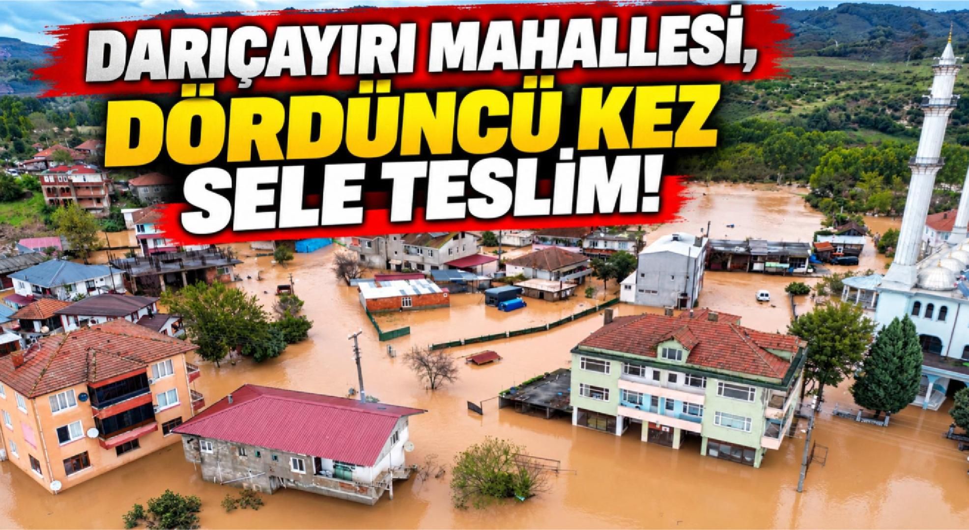 Darıçayırı Mahallesi, dördüncü kez sele teslim!