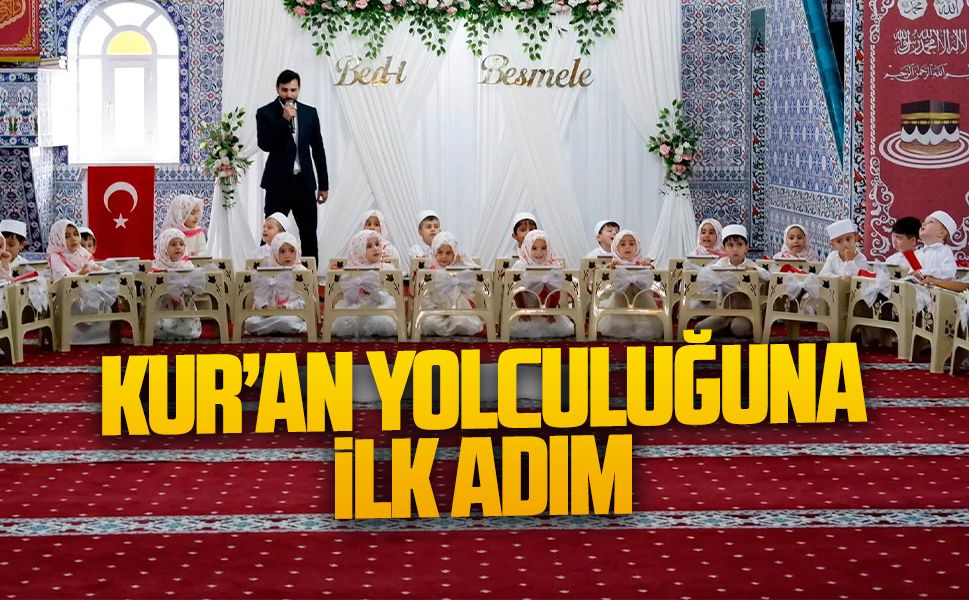 Fatih Camii 4-6 Yaş Kur’an Kursu’nda Bed-i Besmele programı