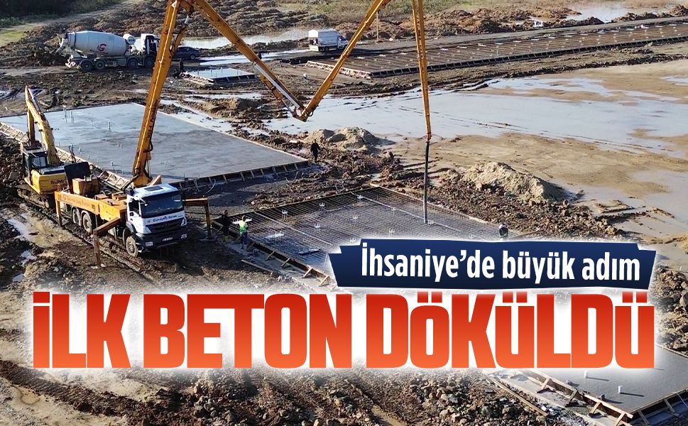 Karasu’da Gençlik ve Spor Merkezi’nde ilk beton döküldü