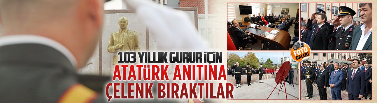 Karasu’da Cumhuriyet coşkusu çelenk töreniyle başladı
