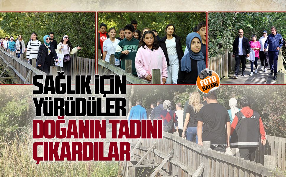 Karasu’da Dünya Yürüyüş Günü Acarlar Longozu’nda kutlandı
