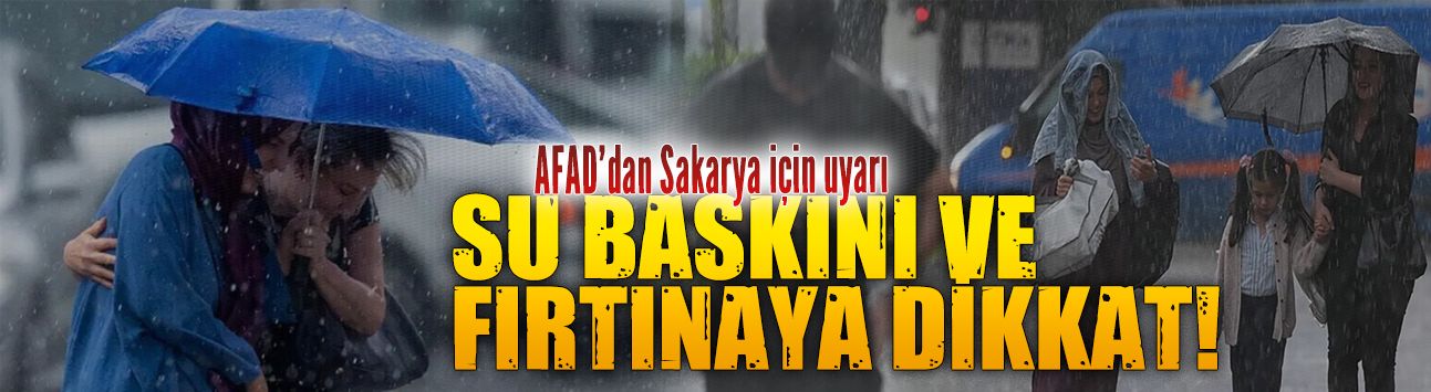 Karasu’da 5 gün boyunca yağış ve fırtına bekleniyor