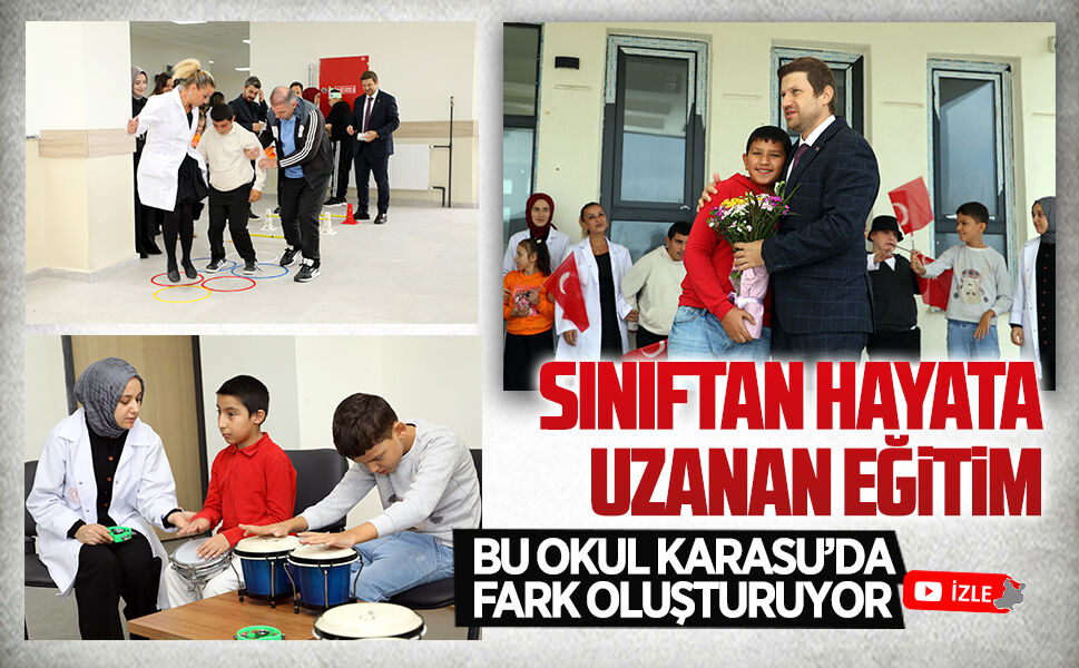 Karasu’da fark oluşturan okulda sınıftan hayata uzanan eğitim