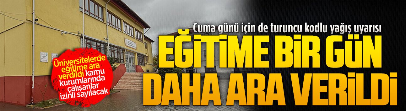 Sakarya’da eğitime bir gün daha ara verildi