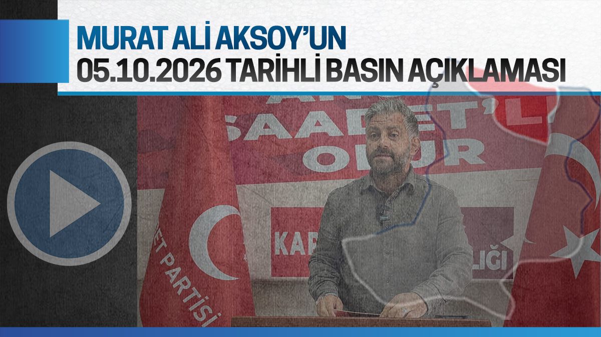 Murat Ali Aksoy: Söz verdiniz, sözünüzü tutun!