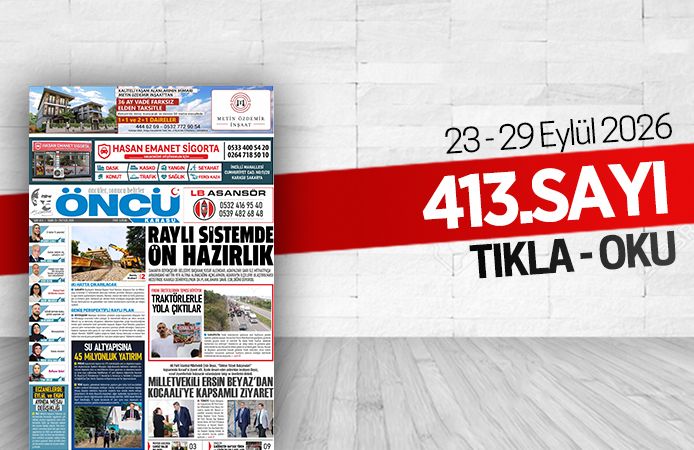 Öncü Karasu Gazetesi 413.sayı