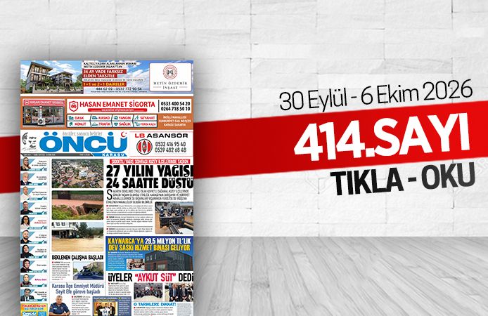 Öncü Karasu Gazetesi 414.sayı